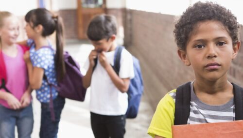 Electronic paper-powered system combats school bullying