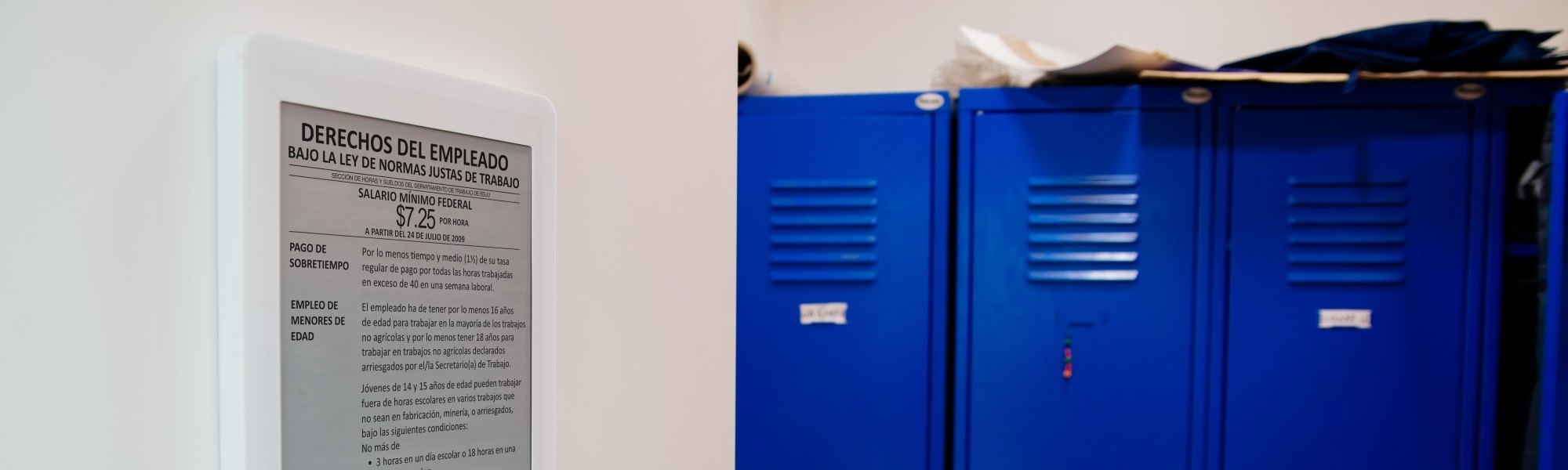 Displays and notifications in business environments Visionect