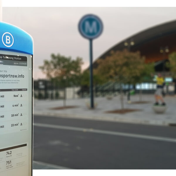 Solar-powered Urban signs with live departures help Sydney’s metro line revolutionize the way Australia’s biggest city travels