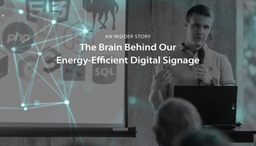 Gasper Korinsek - the brain behind our energy-efficient digital signage